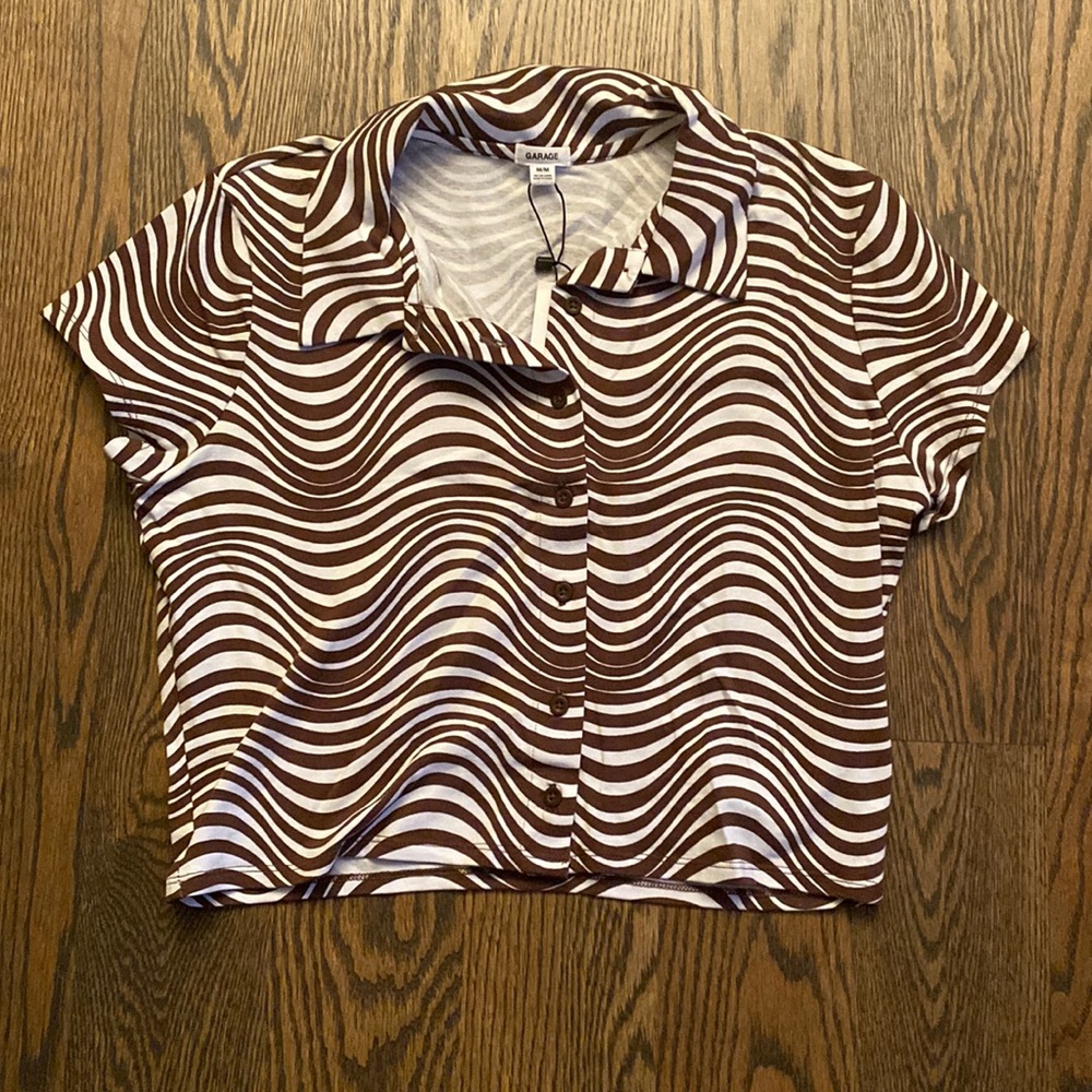Garage Button Down Top - Picture 1 of 3